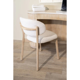 Stoel Mikky - Naturel + Beige Moon