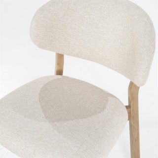 Stoel Mikky - Naturel + Beige Moon