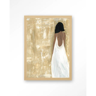 Art Print She Opened Her Heart