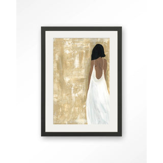 Art Print She Opened Her Heart