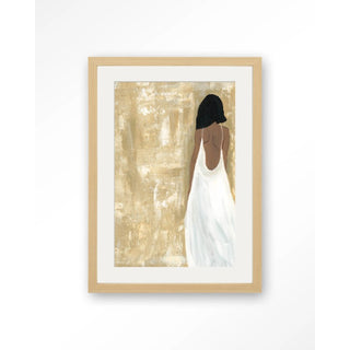 Art Print She Opened Her Heart