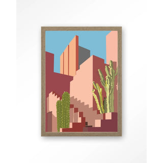 Art Print Botanical Stairs