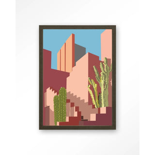 Art Print Botanical Stairs