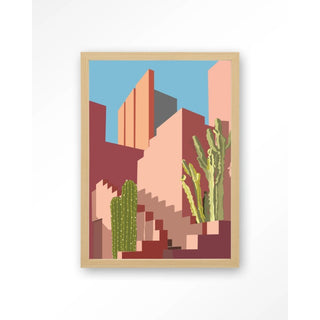 Art Print Botanical Stairs