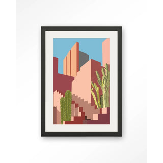 Art Print Botanical Stairs