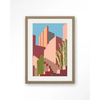 Art Print Botanical Stairs