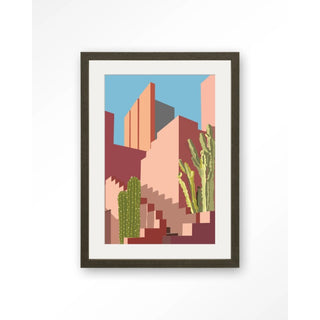 Art Print Botanical Stairs