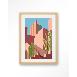 Art Print Botanical Stairs