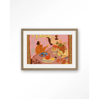 Art Print Lunch With The Ladies