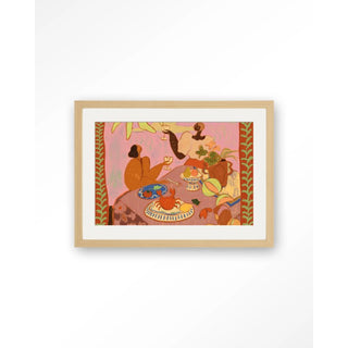 Art Print Lunch With The Ladies
