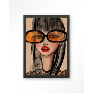 Art Print Sunny Orange