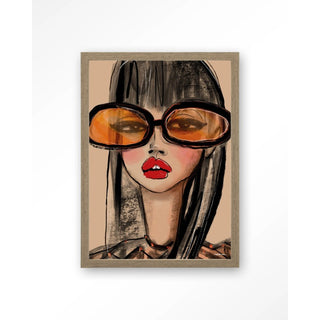 Art Print Sunny Orange