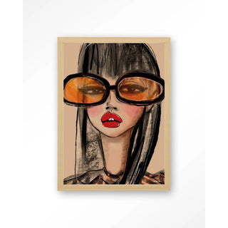 Art Print Sunny Orange
