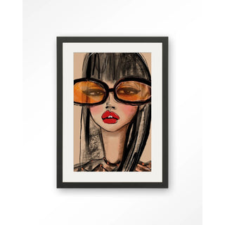 Art Print Sunny Orange