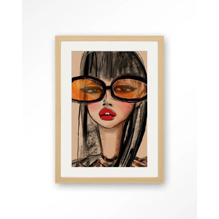Art Print Sunny Orange