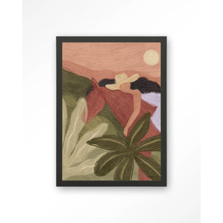 Art Print Horse Sunset