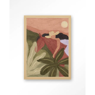 Art Print Horse Sunset