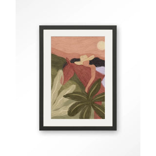 Art Print Horse Sunset