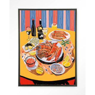 Wandkleed Fruits De Mer