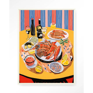 Wandkleed Fruits De Mer
