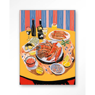 Wandkleed Fruits De Mer