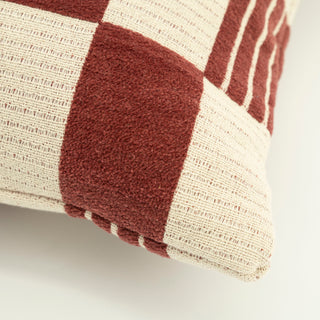 Kussen Twist - Burgundy - 45x45 cm