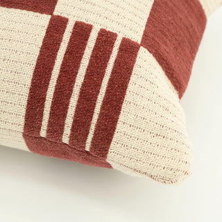 Kussen Twist - Burgundy - 35x55 cm