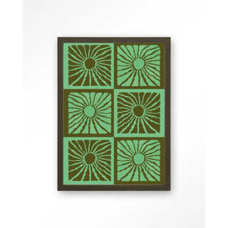 Art Print Suns In Green