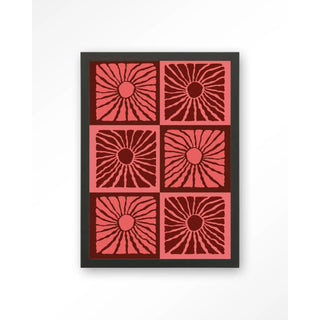 Art Print Suns In Pink