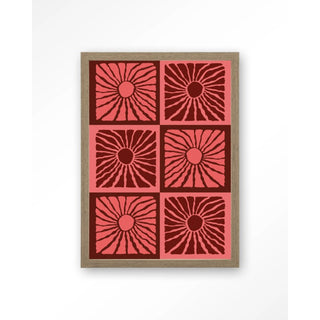 Art Print Suns In Pink