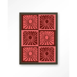 Art Print Suns In Pink