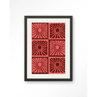 Art Print Suns In Pink