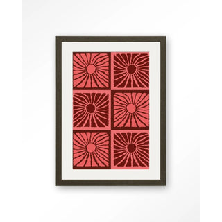 Art Print Suns In Pink