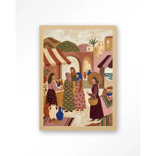 Art Print The Market