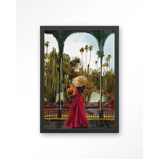 Art Print Lady With Oranges
