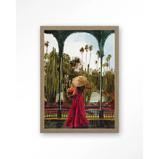 Art Print Lady With Oranges