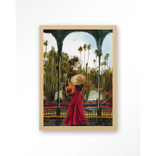 Art Print Lady With Oranges