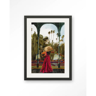 Art Print Lady With Oranges