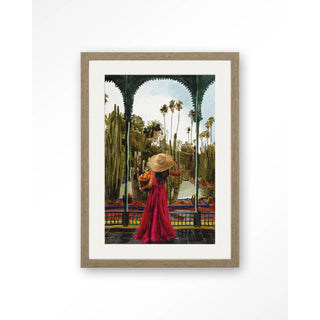 Art Print Lady With Oranges