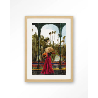 Art Print Lady With Oranges