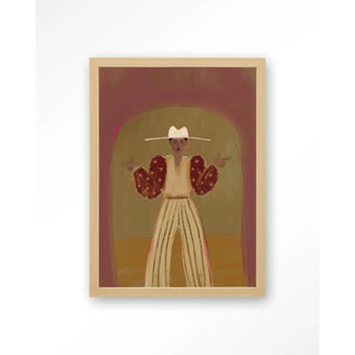 Art Print Pieuw Pieuw Burgundy