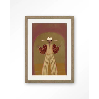 Art Print Pieuw Pieuw Burgundy
