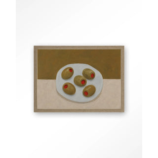 Art Print Olives On A Plate