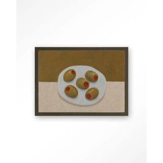 Art Print Olives On A Plate