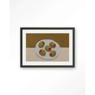 Art Print Olives On A Plate