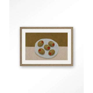 Art Print Olives On A Plate