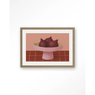 Art Print Onions In A Bowl