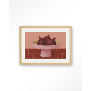 Art Print Onions In A Bowl