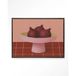 Wandkleed Onions In A Bowl