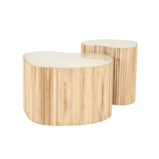 Bijzettafels Nice (set van 2) - Naturel